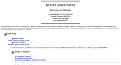 Desktop Screenshot of klotzassociates.com