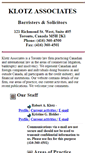 Mobile Screenshot of klotzassociates.com